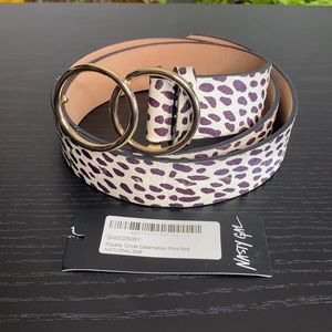 Nasty Gal Dalmatian Circle belt